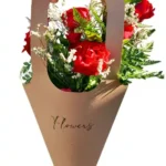 Bolsa Flower con 4 Rosas-Regalo Clásico