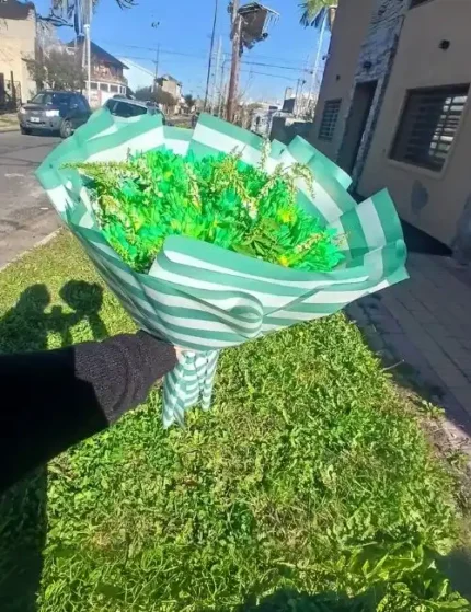Ramo de flores verdes