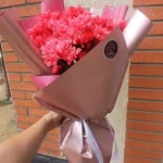 Ramo de Diseño: Rosas "Pink Gradient" Teñidas Artesanalmente